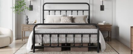 Yaheetech Classic Metal Platform Bed Frame Review
