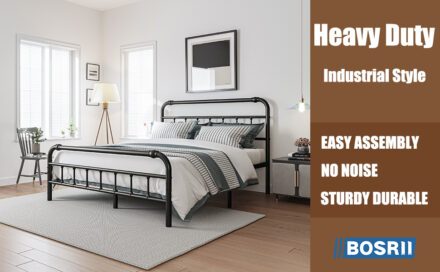 King Size Heavy Duty Metal Bed Frame Review